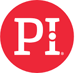 The Predictive Index logo with "PI" in white lettering with a small white circle within a larger red circle background.